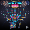 HNY2026 Animated Weapons and Tools Set (64x)