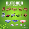 [LZBlocks] Outdoor Furniture Set