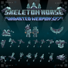Skeleton Horse Animated Weapon Set