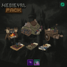 Medieval Pack - Beautiful decorative blocks & props!