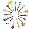 [Minecraft Garage] Elemental Staffs