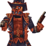 Steampunk cyborg gunner ( Without Animation )