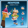Newyear cosmetic packs [Dyeable]