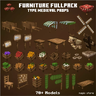 [Magic Store] Medieval Furnitures Fullpack V1