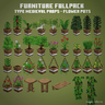 [Magic Store] Medieval Furnitures Fullpack V3 – Flower Pots