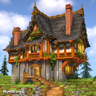 Fantasy Cedar House by MrMattRanger (World/litematic/schem)
