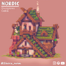 [SheraNom] Cozy Overgrown Nordic Cabin