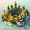 Lobby Yellow Village ➔ Summer & Christmas Version