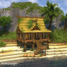 Overgrown Beach House by MrMattRanger (World/litematic/schem)