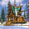 Fantasy Snow Cabin by MrMattRanger (World/litematic/schem)