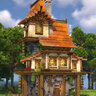 Fantasy Acacia House by MrMattRanger (World/litematic/schem)