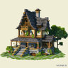 [Louisdepoui] Medieval house 1