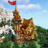 🔥 Embercrest Manor (Fantasy House) by EcoSMP (Java & Bedrock & Schematic)