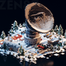 📻 Red Star – Radio Telescope by Kaizen87 (Java & Litematic & Schematic)