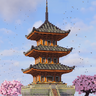 [ParanoidPixelPerson] Sunset Pagoda