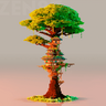🌳Tree Fort by Kaizen87 (Java & Litematic & Schematic)