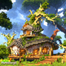 Fantasy Overgrown Cottage by MrMattRanger (World/litematic/schem)